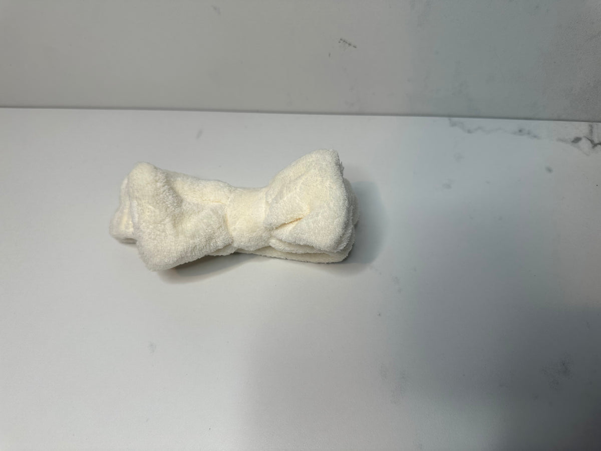 Plush Spa Headbands with bow