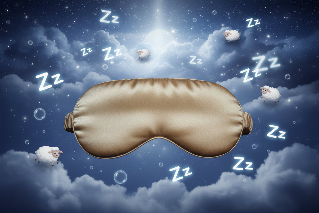 100% Silk Eye Mask