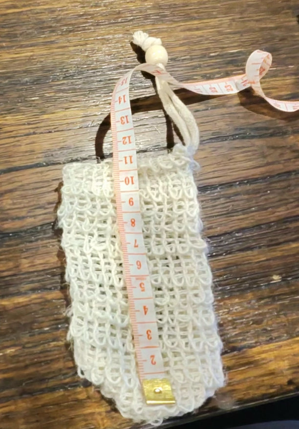 Custom Sisal Soap Saver Bags – Sizes 8x8 cm & 6x10 cm
