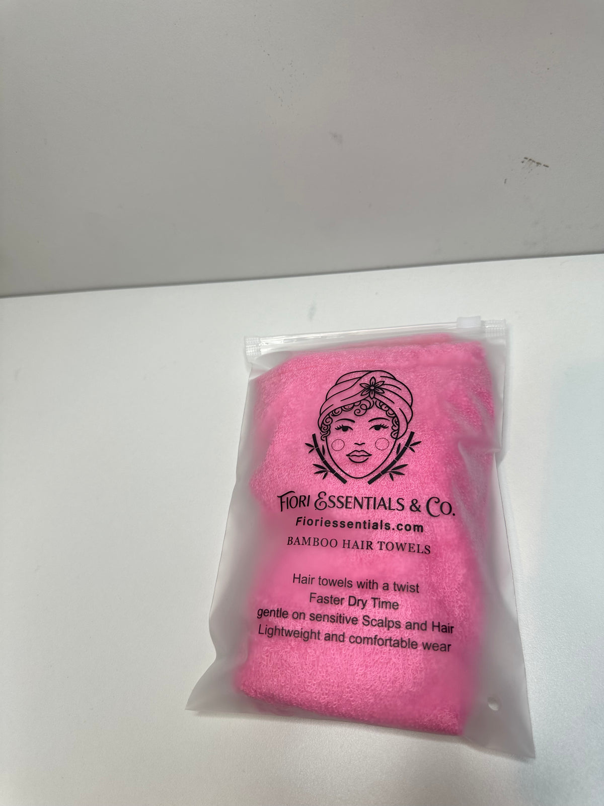 Bamboo Hair Towels with a twist