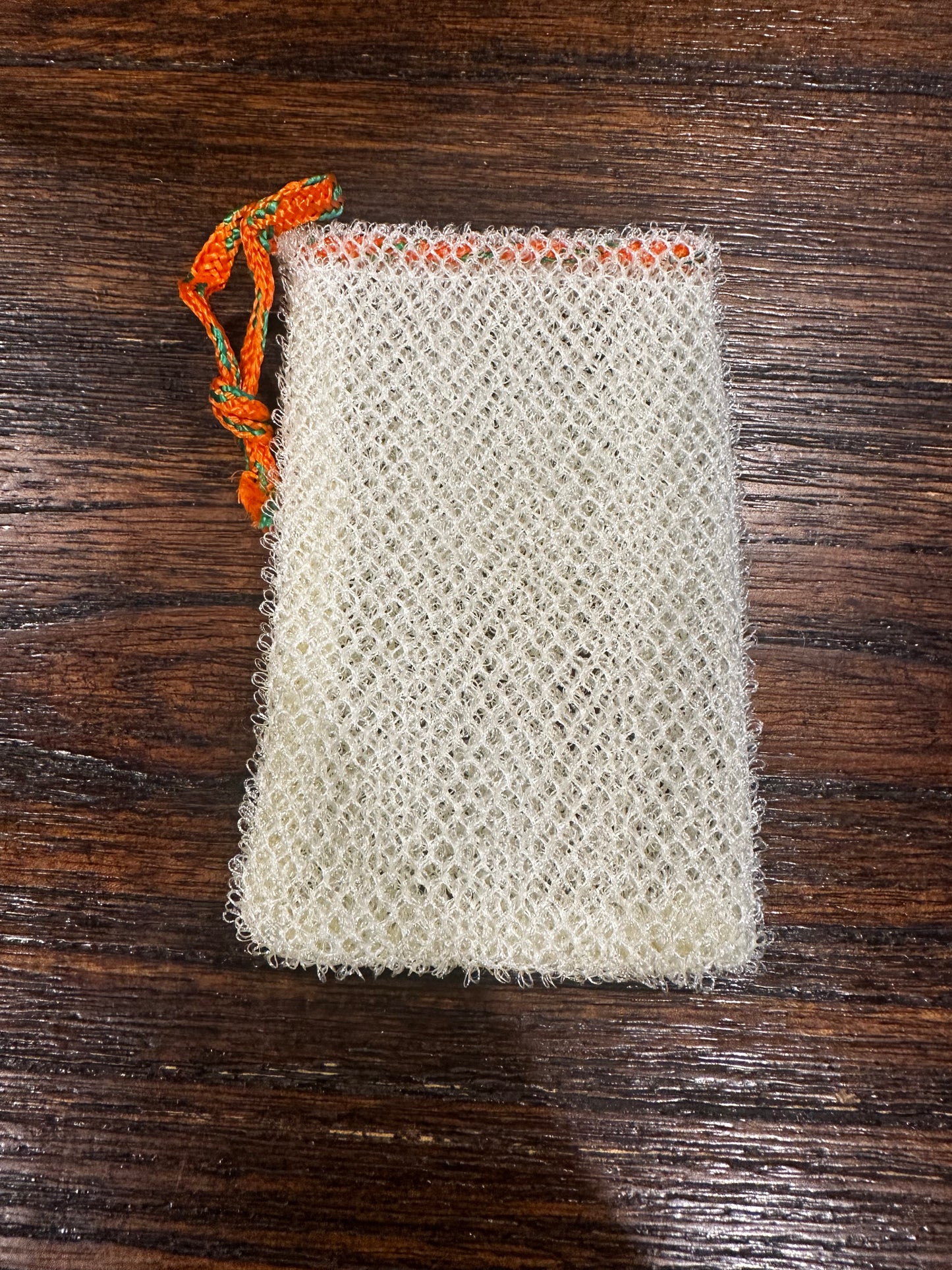 Authentic African net sponge soap saver