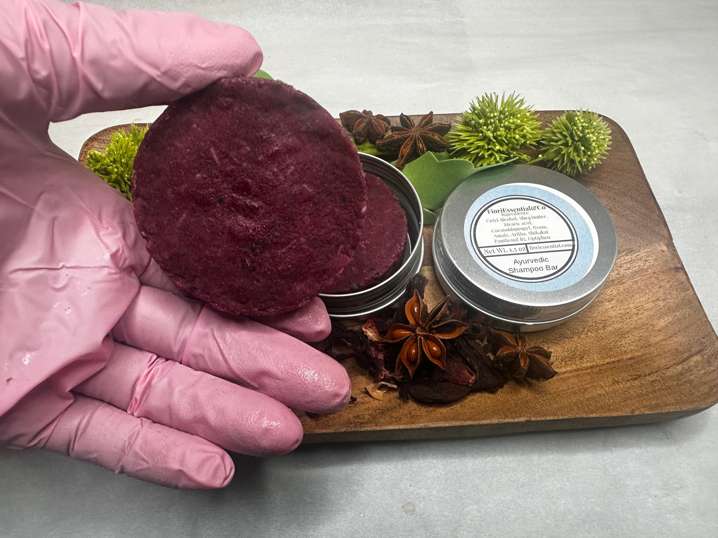 Ayurvedic Batana oil Herbal Solid Shampoo Bar | Neem, Shikakai, Amla | Natural Vegan Solid Shampoo-Sulfate free. Lye free. NOT a cold press Shampoo bar