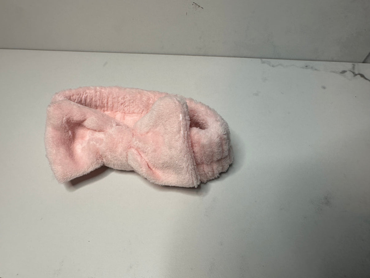 Plush Spa Headbands with bow