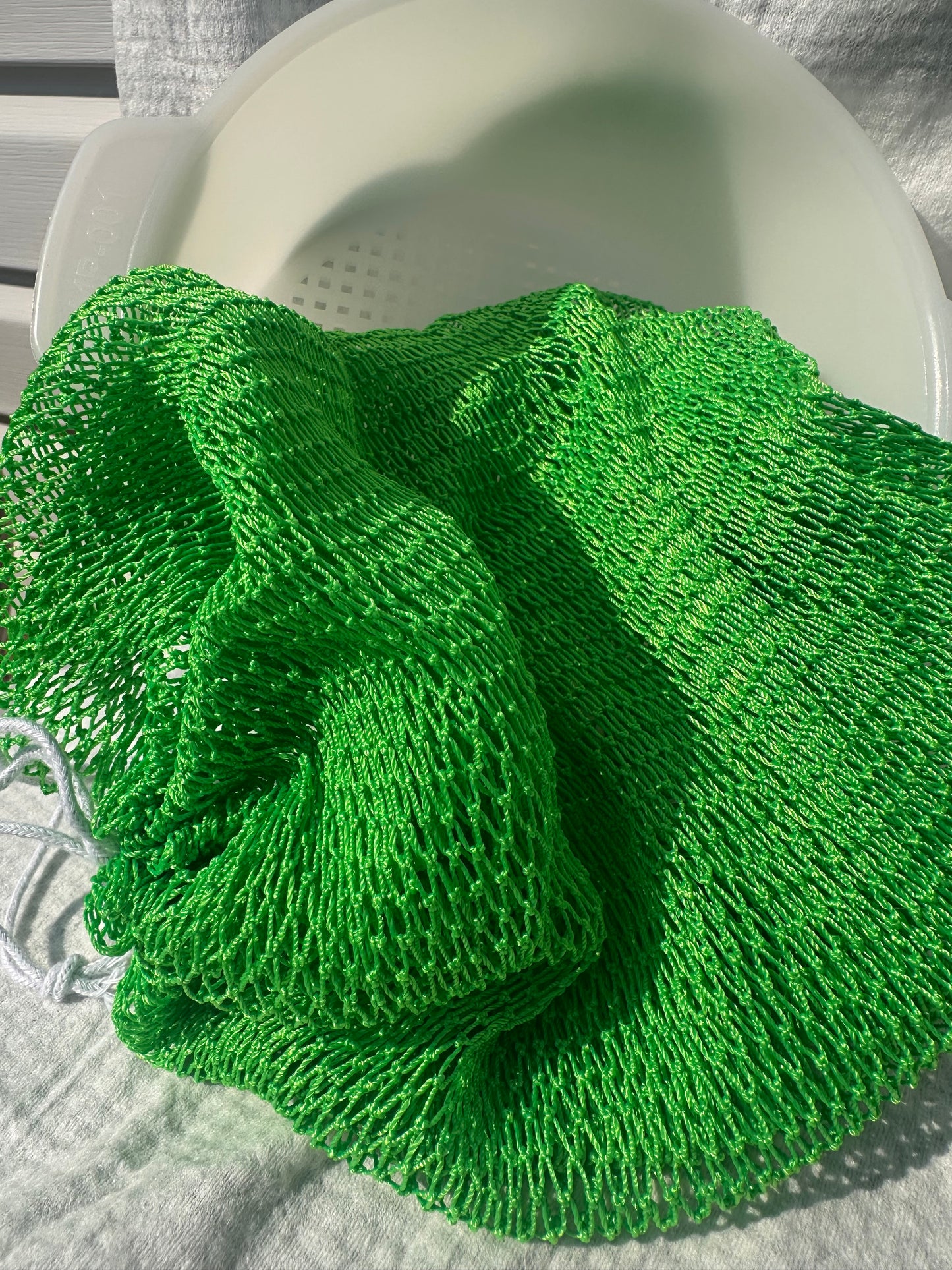 Ghana African net Sponge with Knots