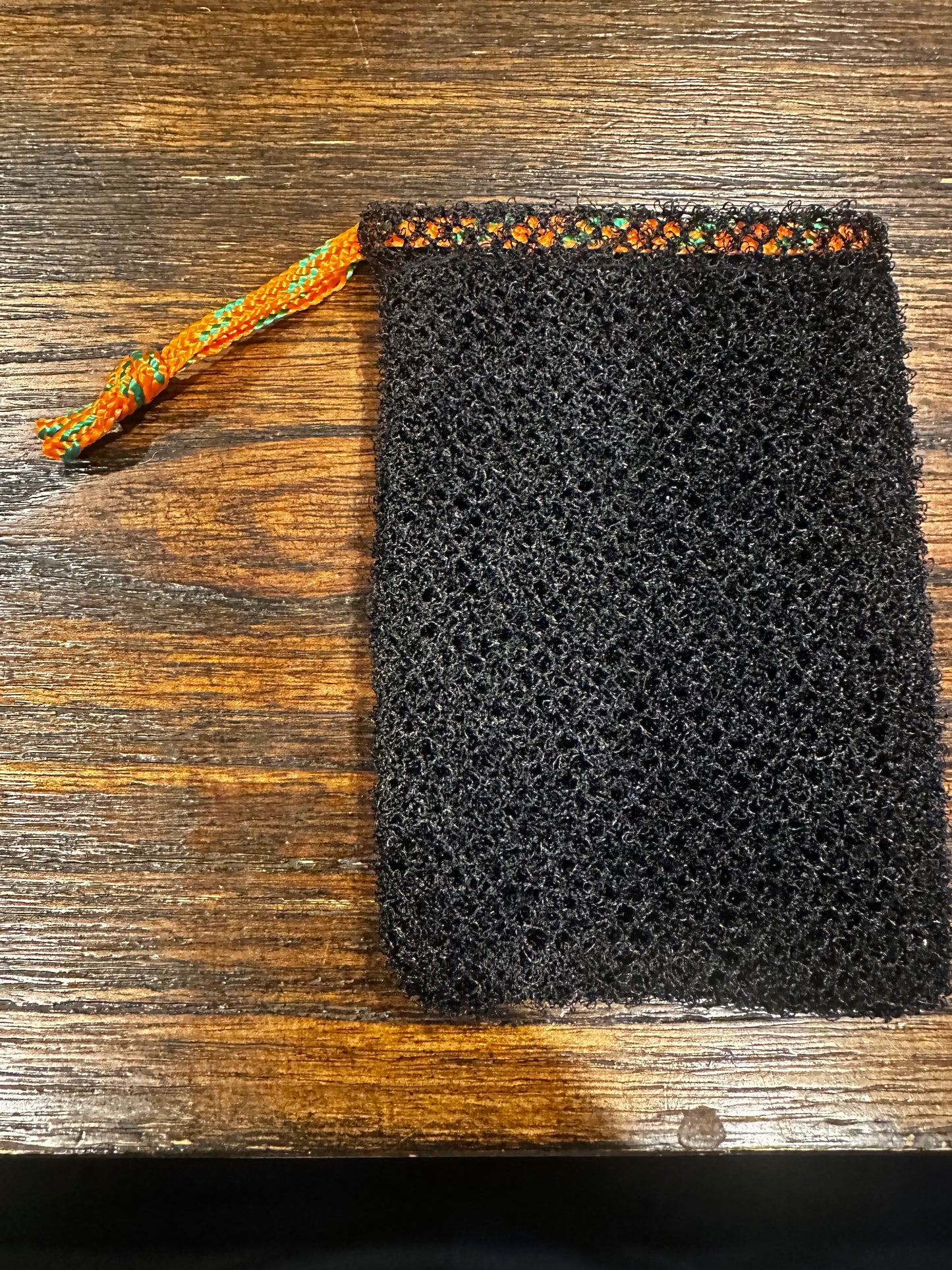 Authentic African net sponge soap saver