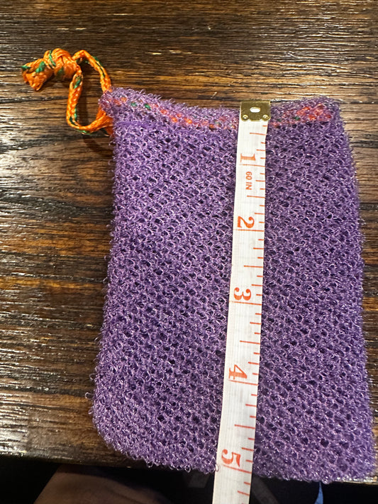 Authentic African net sponge soap saver