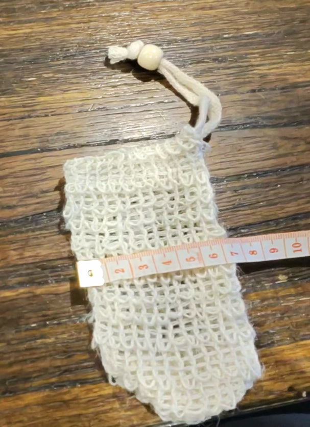 Custom Sisal Soap Saver Bags – Sizes 8x8 cm & 6x10 cm
