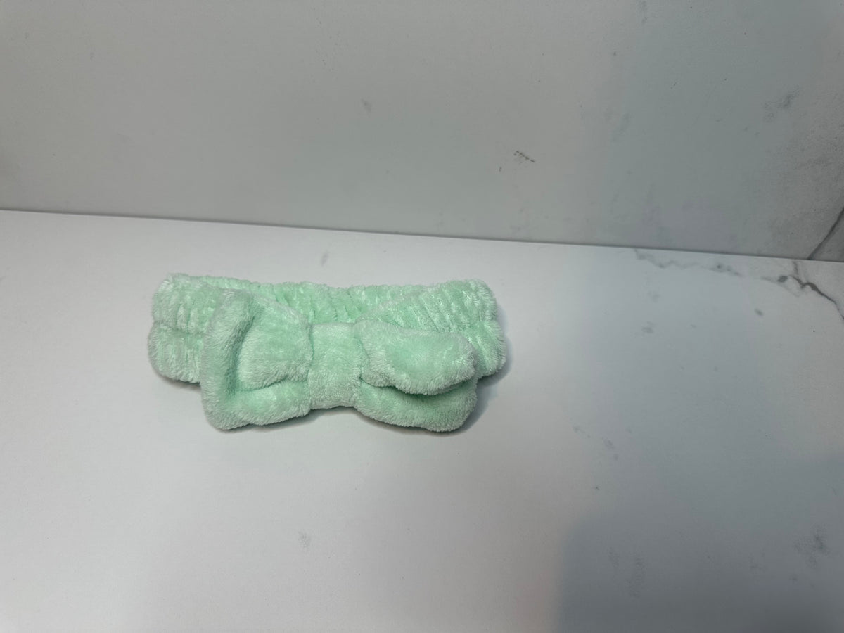 Plush Spa Headbands with bow