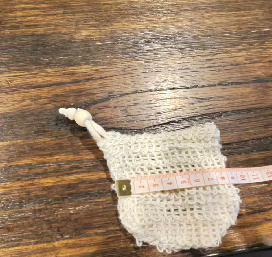Custom Sisal Soap Saver Bags – Sizes 8x8 cm & 6x10 cm